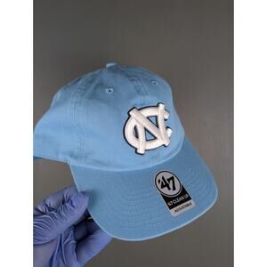 UNC Tar Heels '47 Brand Clean Up Hat Adjustable Blue Cap NCAA OSFA